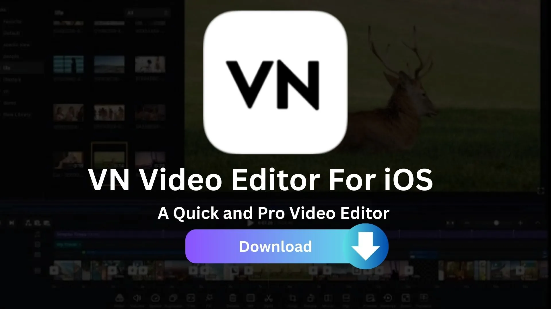 VN Video Editor For iOS