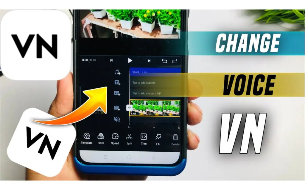 Change voice in VN Video Editor with VN LOGO