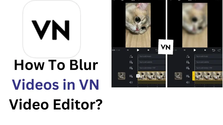 Blur video in VN Video Editor