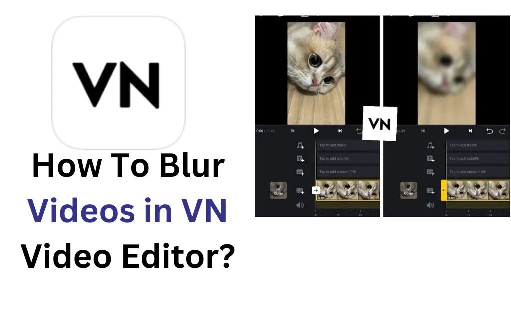 blur video in vn video editor with vn icon 