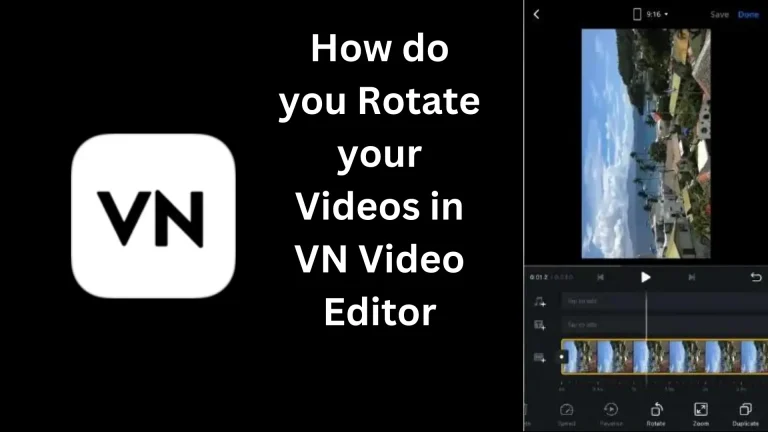 rotate video in video editor